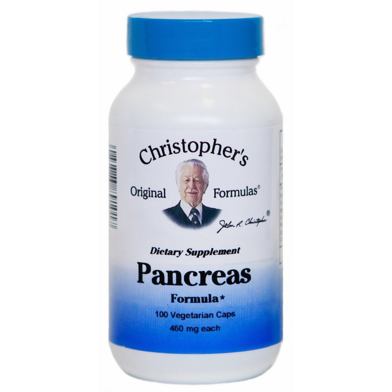 Dr Christophers Pancreas Formula 100 Capsules