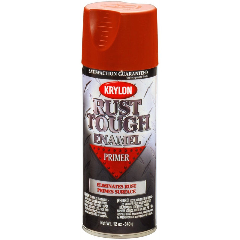 Krylon K09204007 'Rust Tough' Ruddy Brown Primer - 12 oz. Aerosol