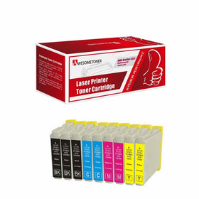 Awesometoner 9 Pack. Compatible Cartridges for Brother LC-51. Includes Cartridges for 3ea LC-51 Black 2ea LC-51 Cyan 2ea LC-51 Magenta 2ea LC-51 Yellow