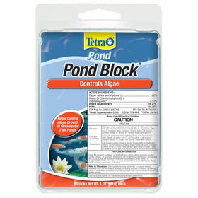 Tetra Pond Algae Control Pond Block, 1-Ounce, 4-Count