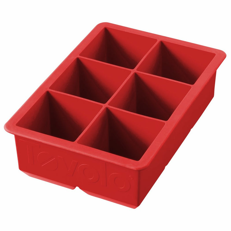 Tovolo King Cube Ice Trays - Candy Apple