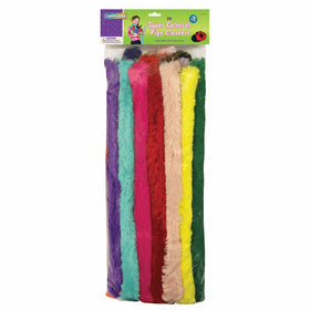 Chenille Kraft 7184 Super Colossal Pipe Cleaners, 18" x 1", Metal Wire, Polyester, 24 Colors (CKC7184)