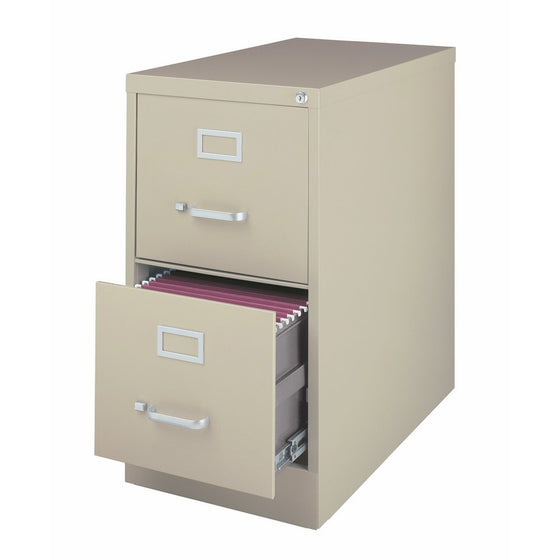 22" Deep 2-Drawer Letter-Size Commercial Vertical File