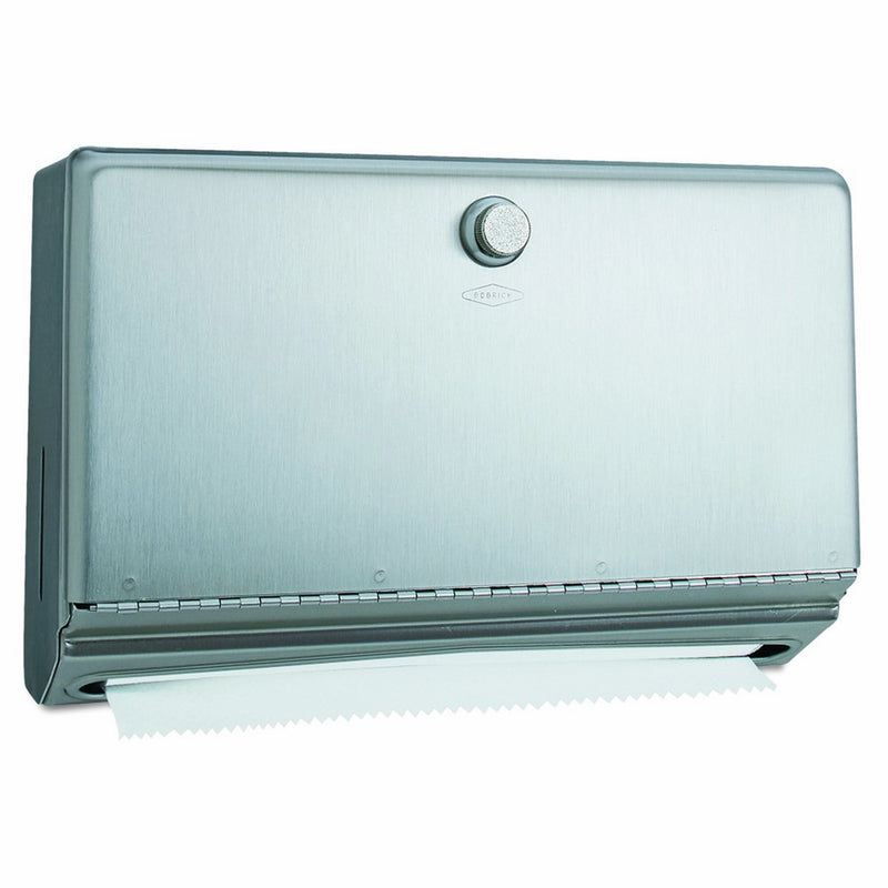 Bobrick B-2621 Classic Series Surface-Mounted Paper Towel Dispenser, Satin