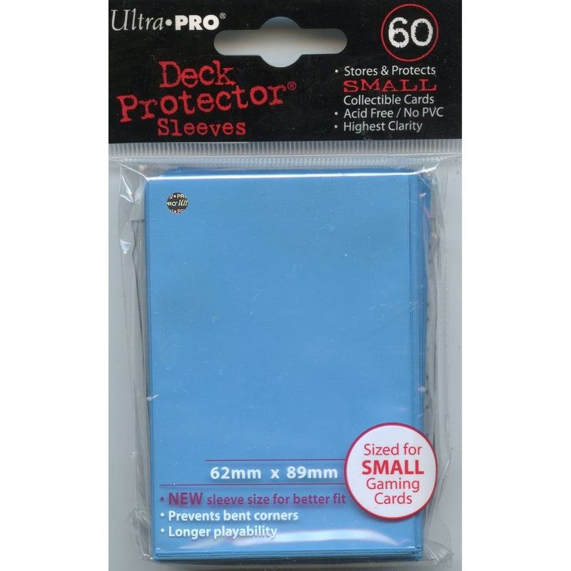 Ultra Pro Card Supplies YUGIOH Deck Protector Sleeves Light Blue 60 Count