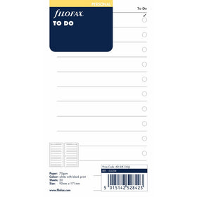 Filofax To Do List (B132204),20 sheets