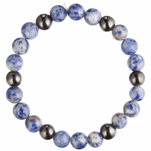 Zorbitz Lucky Magnetic Bracelet, Blue Sodalite