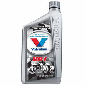 Valvoline 20W-50 VR1 Racing Motor Oil - 1qt (Case of 6) (822347-6PK)