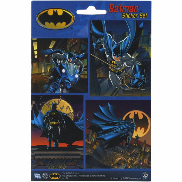 Licenses Products DC Comics Batman 4 Mini Sticker Set