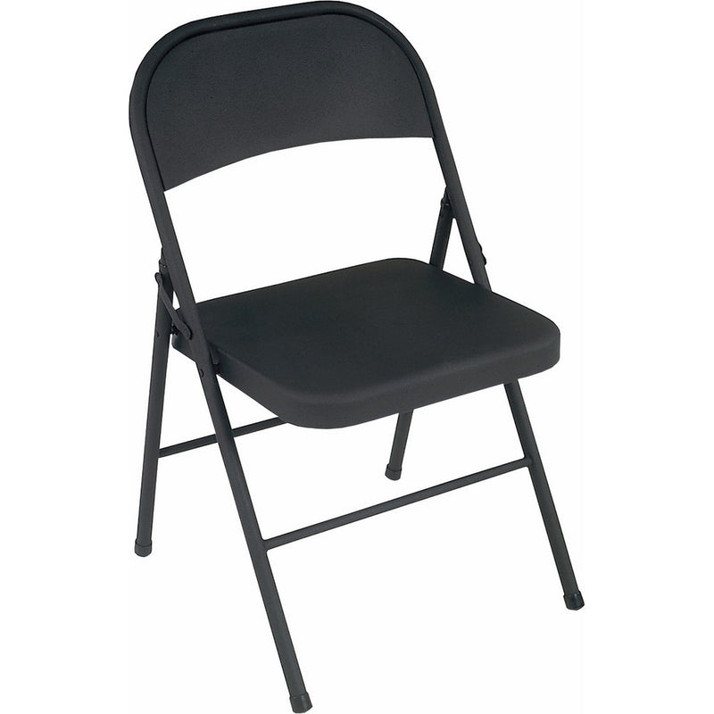 Cosco All Steel Folding Chair Black (4-pack)