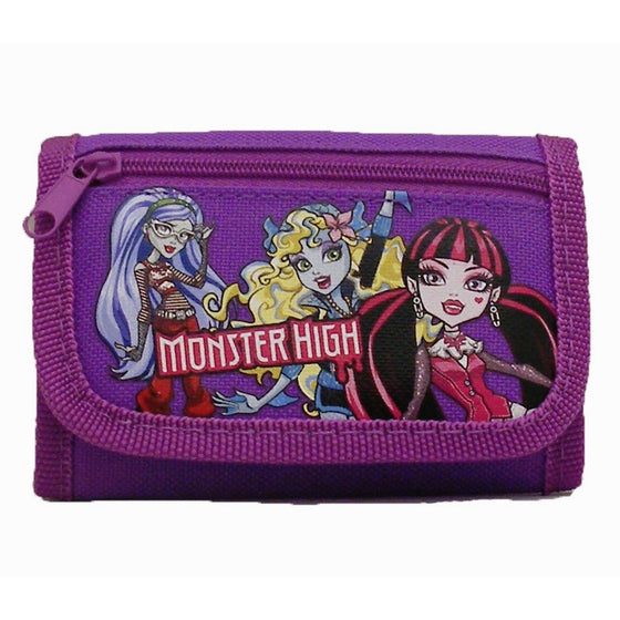 Tri-Fold Wallet - Monster High - Ghoulishly (Purple)