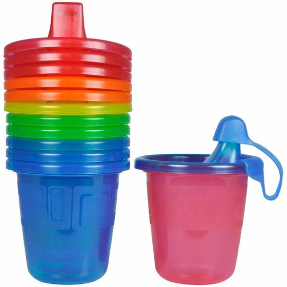 The First Years Take & Toss Spill-Proof Sippy Cups - Multicolor - 7 oz - 6 ct