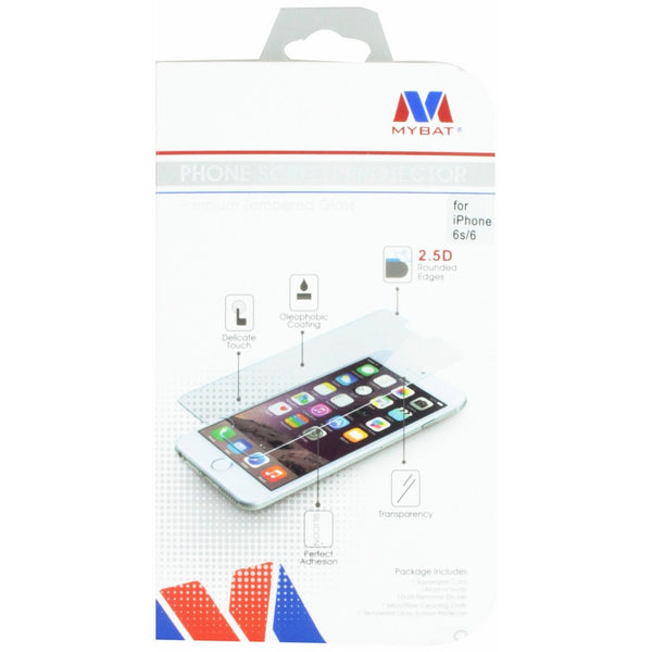 MyBat Tempered Glass Screen Protector for APPLE iPhone 6 - Retail Packaging - Clear