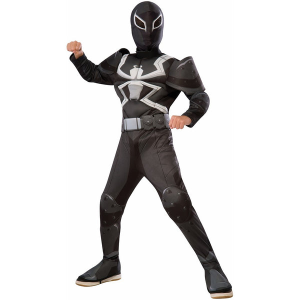 Rubie's Costume Spider-Man Ultimate Deluxe Child Agent Venom Deluxe Costume, Large