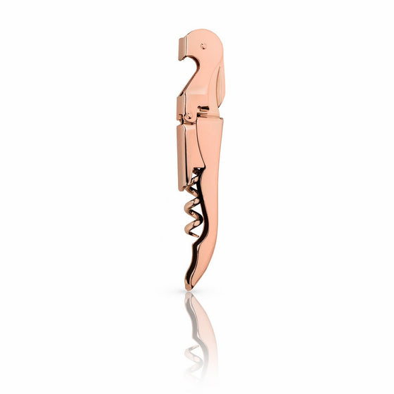 True Fabrication Viski Summit Copper Signature Corkscrew, Multicolor