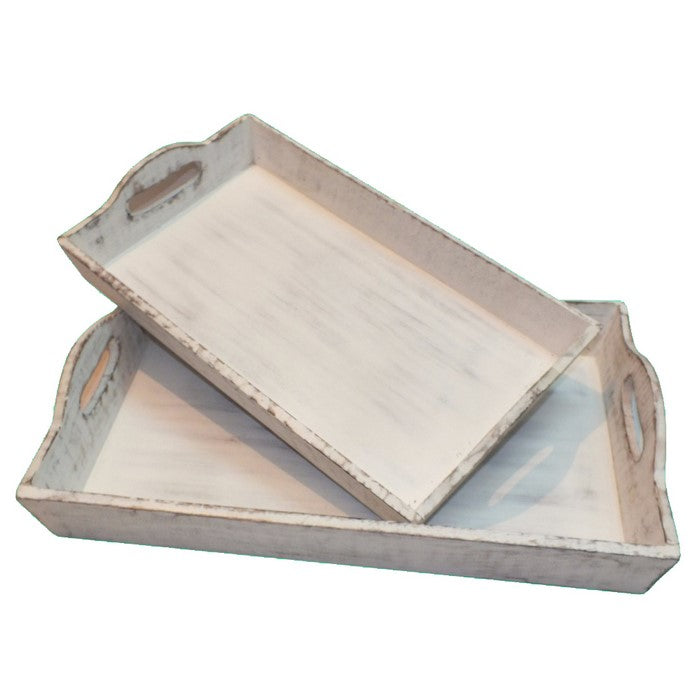 Rectangular Wooden Dining Table with Marble Top, Brown and Beige