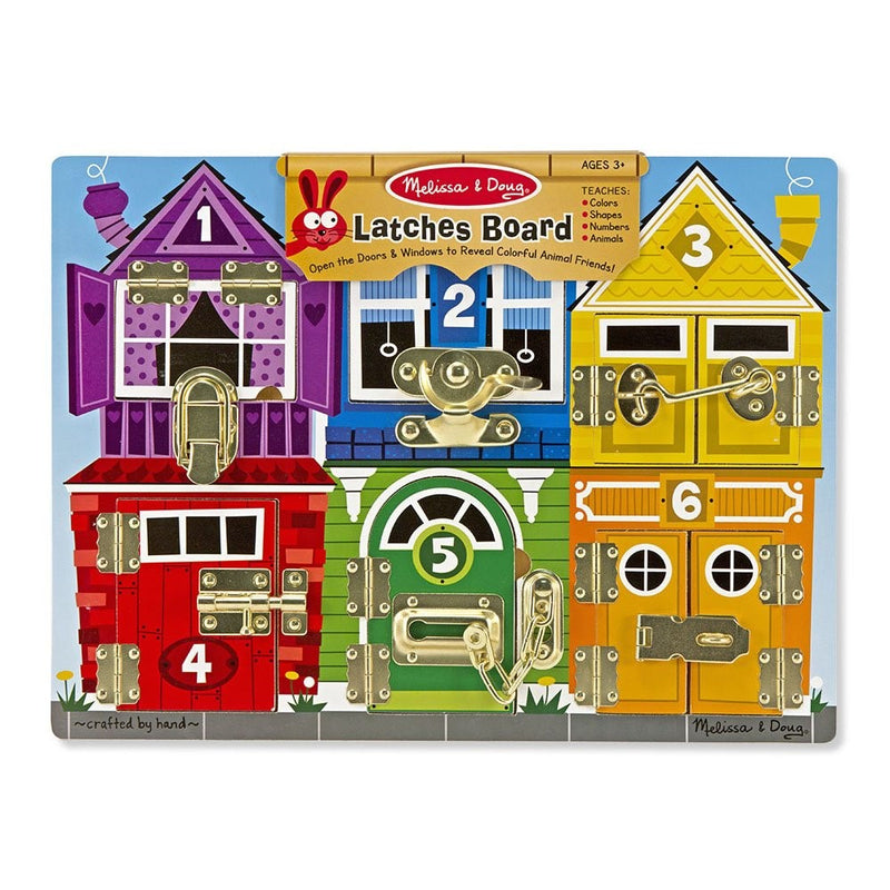 Melissa & Doug Latches Wooden Activity Board