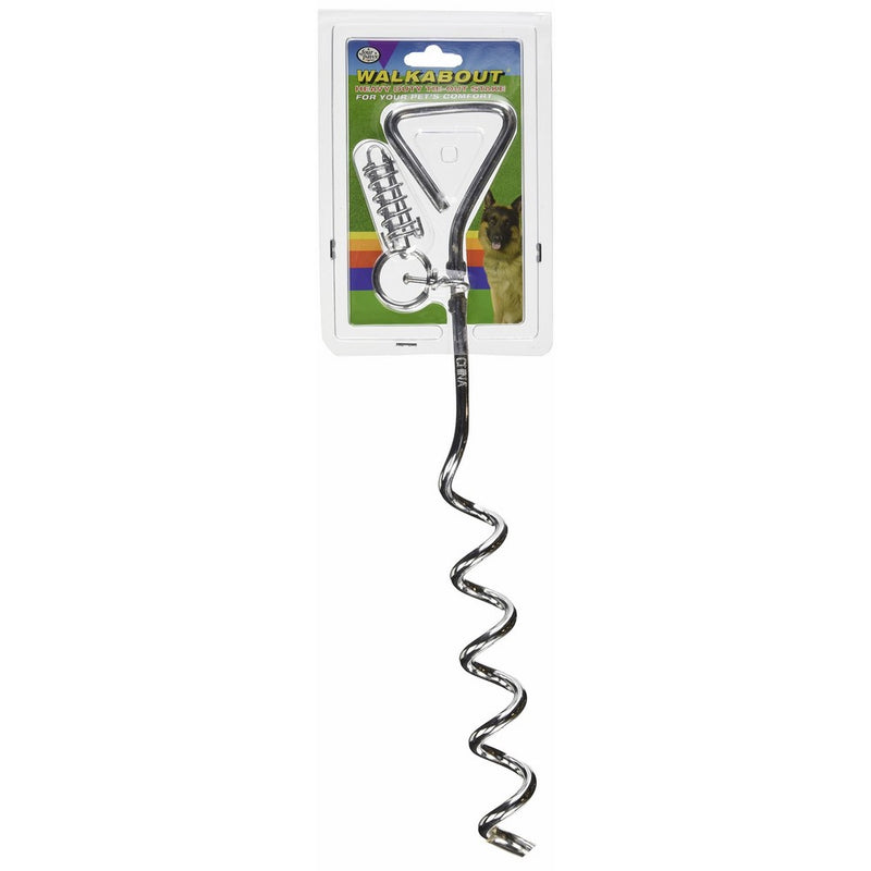 Four Paws Walk About Dog Spiral Tie Out Stake