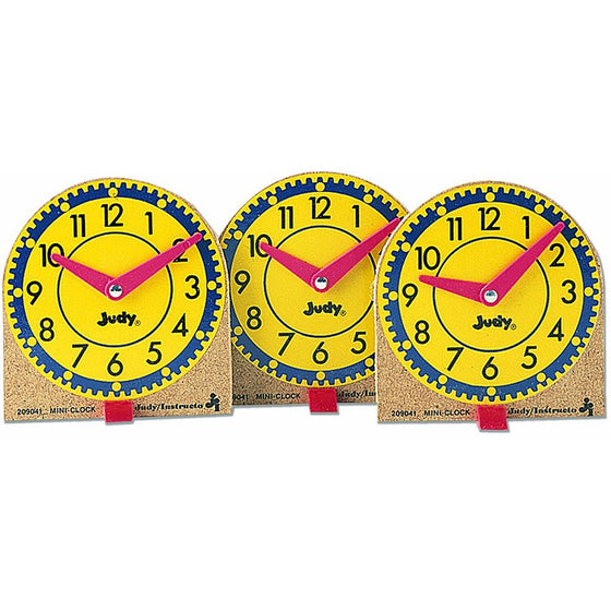 Judy Instructo Mini Judy Clocks Flash Card