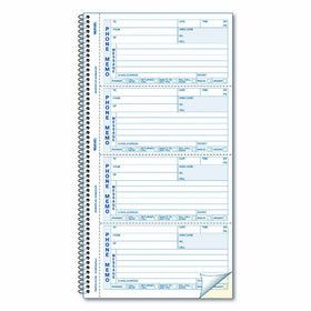 REDIFORM Telephone Message Book, 2.75 x 5" 4 per Page, 400 Messages (50076)