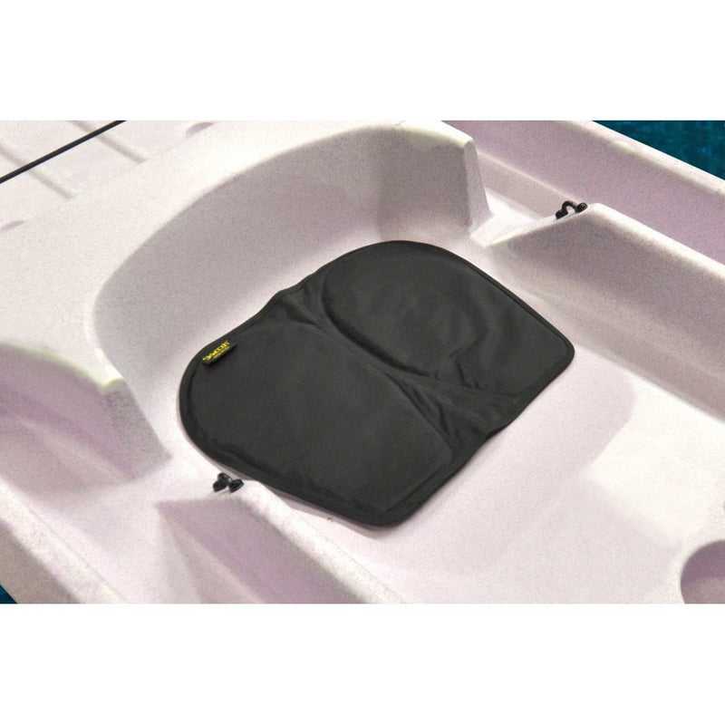 Gel Kayak Seat Cushion for sitting comfort while paddling, boat and fishing | SKWOOSH | Made in USA (Black)