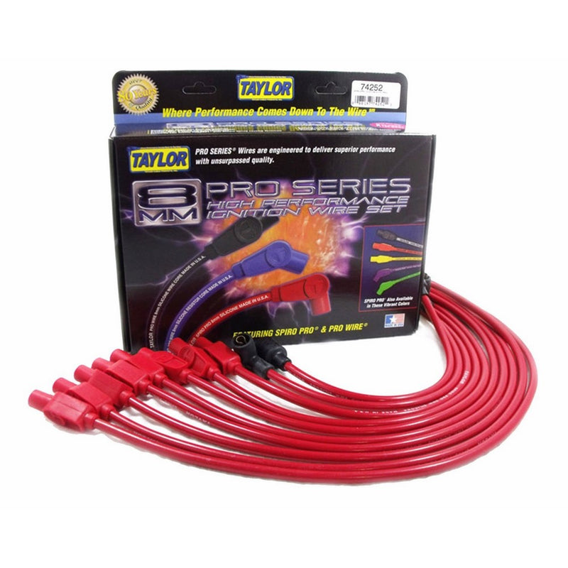 Taylor Cable 74252 Spiro-Pro Red Spark Plug Wire Set