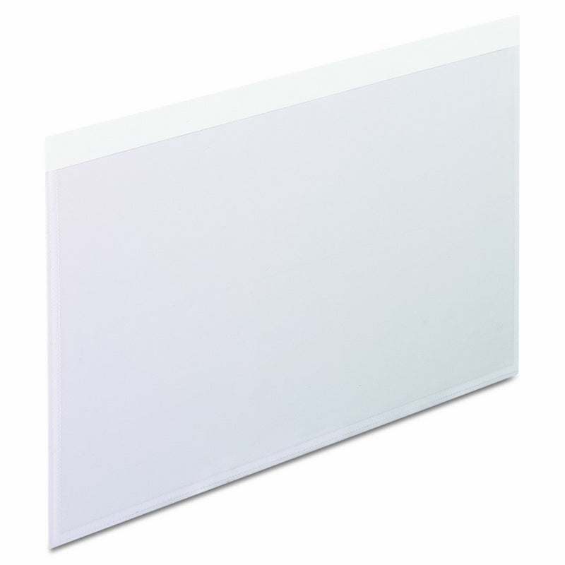 Pendaflex 99377 Self-Adhesive Pockets, 5 x 8, Clear Front/White Backing (Box of 100)