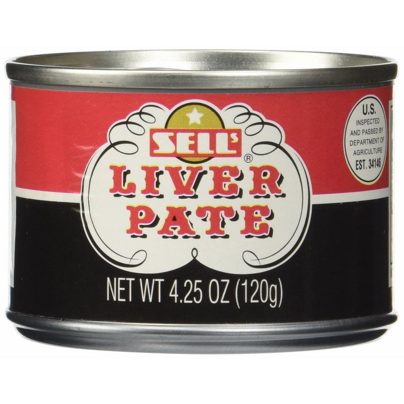 SELLS PATE LIVER, 4.25 OZ 6 Pack