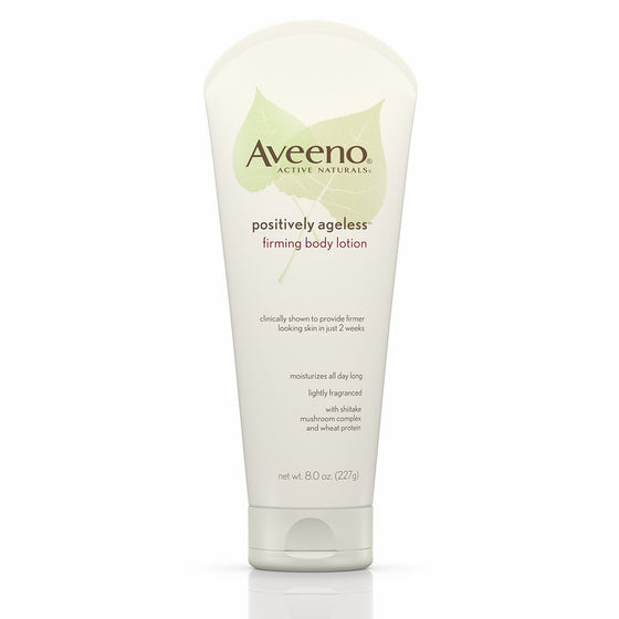 Aveeno Positively Ageless Anti-Aging Firming Body Lotion, 8 Oz (Pack of 2)