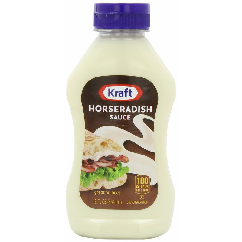 Kraft Horseradish Sauce, 12-Ounce Squeeze Bottles (Pack of 6)