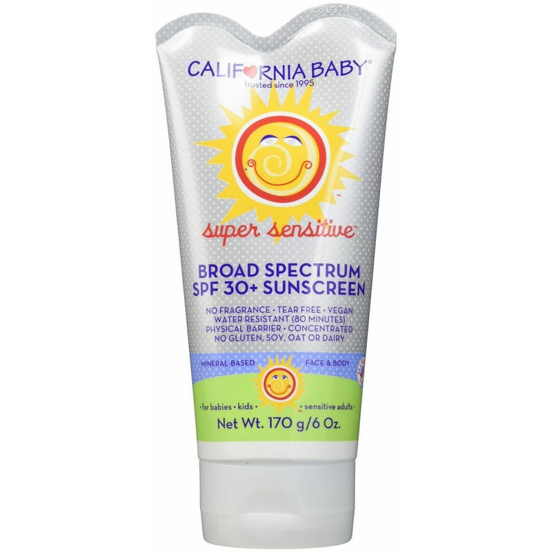 California Baby Super Sensitive SPF 30 - 6 oz