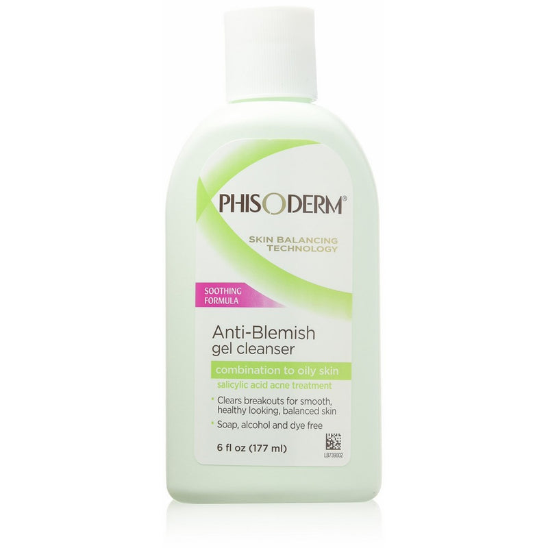 Phisoderm Anti-Blemish Gel Cleanser 6 oz (3 pack)