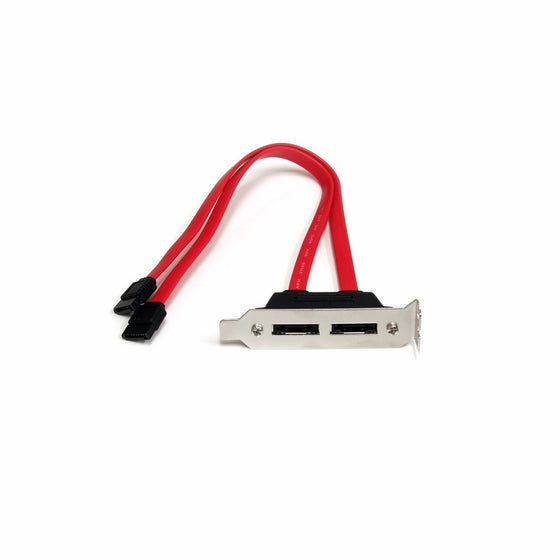 StarTech.com 2 Port Low Profile SATA to eSATA Plate Adapter (ESATAPLT2LP)