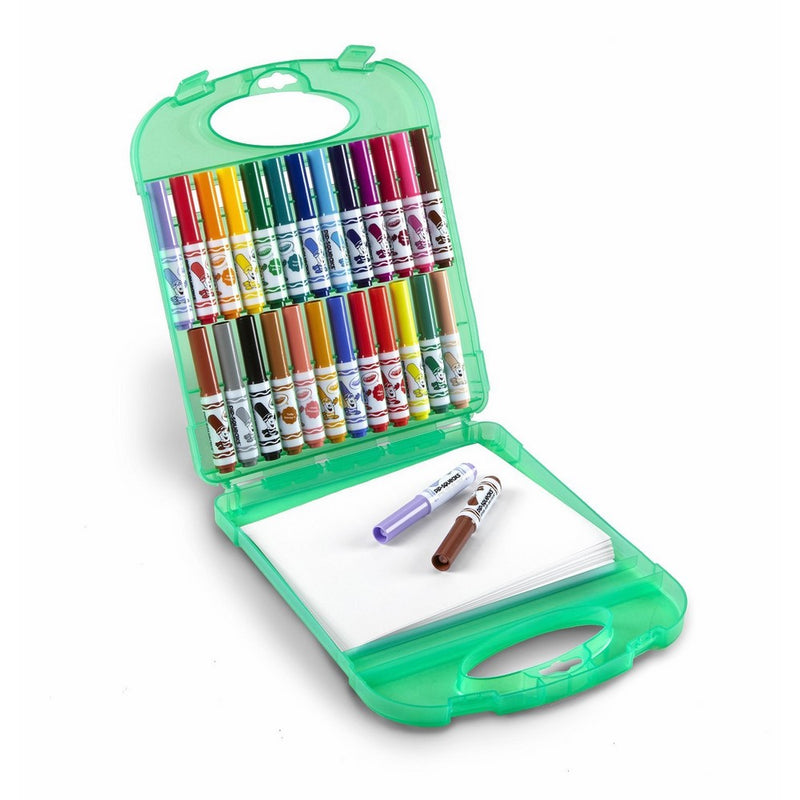 Crayola Pip-Squeaks Washable Markers & Paper Set, Kids Travel Activities, Ages 4, 5, 6, 7,