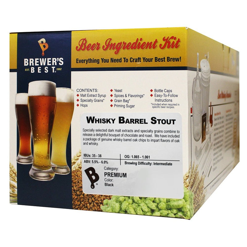 Brewers Best Whiskey Barrel Stout Beer Ingredient Kit