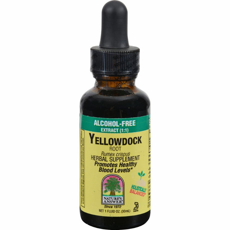 Yellowdock Extract No Alcohol Nature's Answer 1 oz Liquid