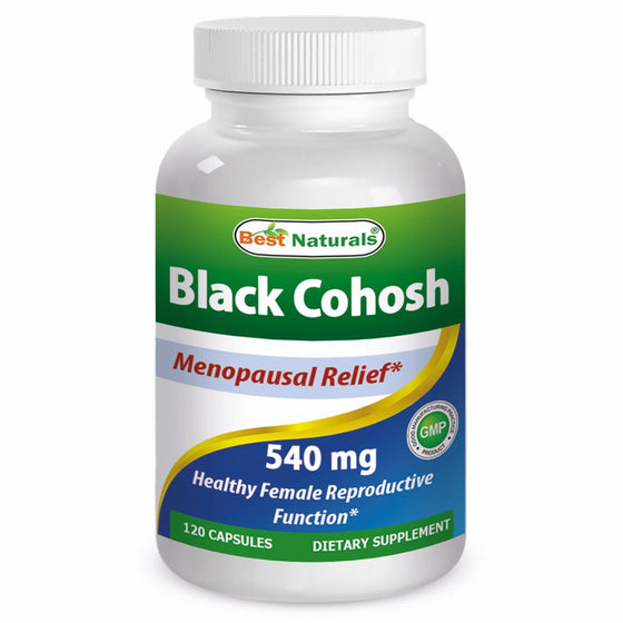 Best Naturals Black Cohosh 540 mg 120 Capsules