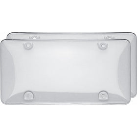 Cruiser Accessories 72101 Double Bubble Valu-Pak License Plate Shield/Cover, Clear