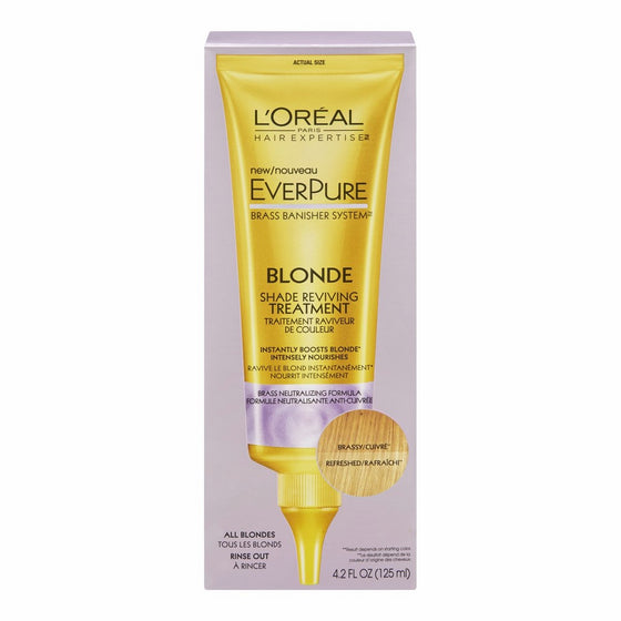 L'Oreal Paris Hair Care Expertise Everpure Reviving Treatment Formula, Blonde, 4.2 Fluid Ounce