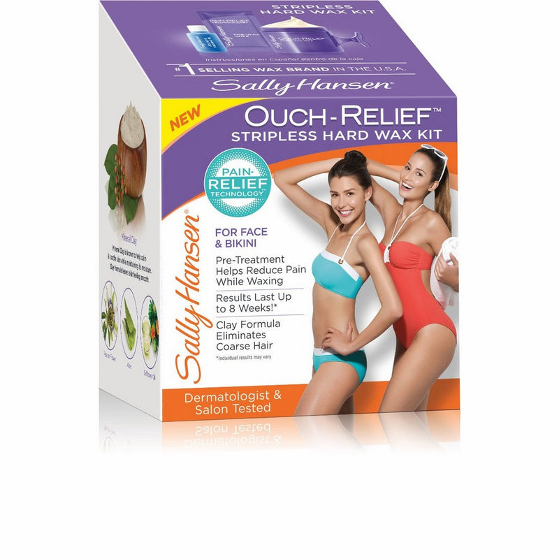 Sally Hansen Ouch-Relief Stripless Body Wax, 4 Ounce