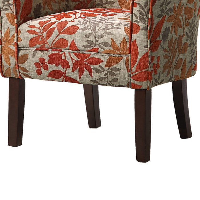 Colorfully Catchy Accent Chair, Multicolor