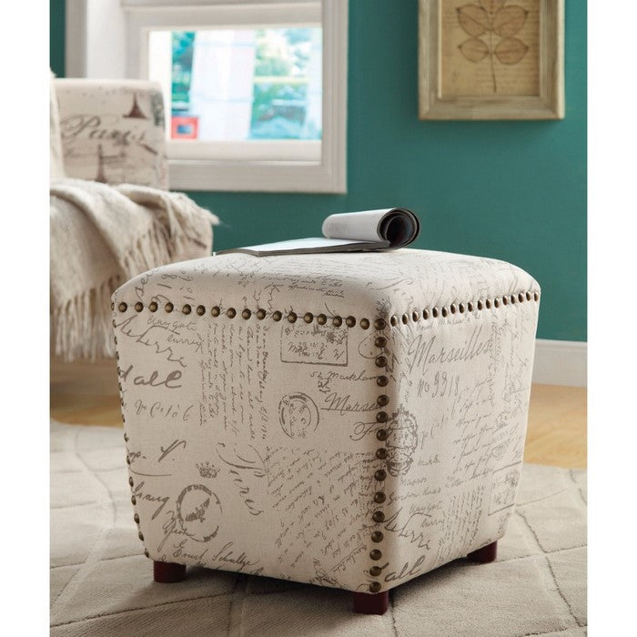 Cube Stool, White