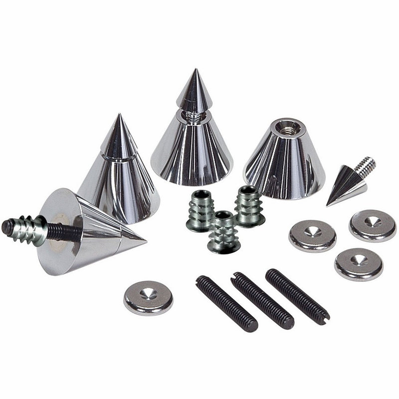 Dayton Audio DSS4-CH Chrome Speaker Spike Set 4 Pcs.