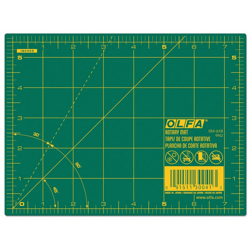 OLFA Gridded Cutting Mat 6"X8"