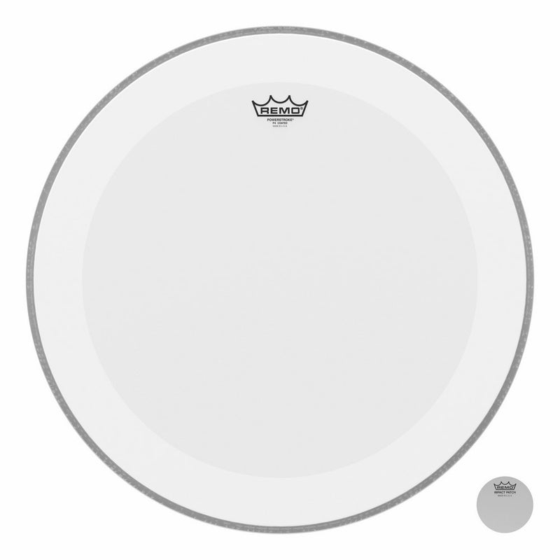 Remo Powerstroke P4 Coated Bass Drumhead, 22"