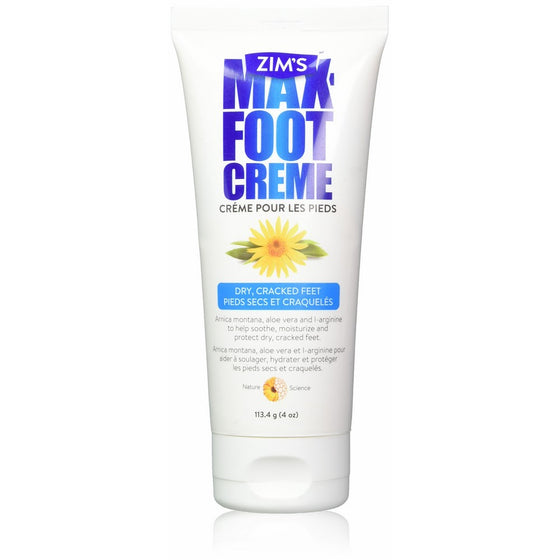 Zim's Max Foot Creme 4 oz, (Pack of 1)