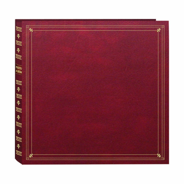 Pioneer Photo Albums 300-Pocket Post Bound Leatherette Cover Photo Album for 3.5 by 5.25-Inch Prints, Burgundy