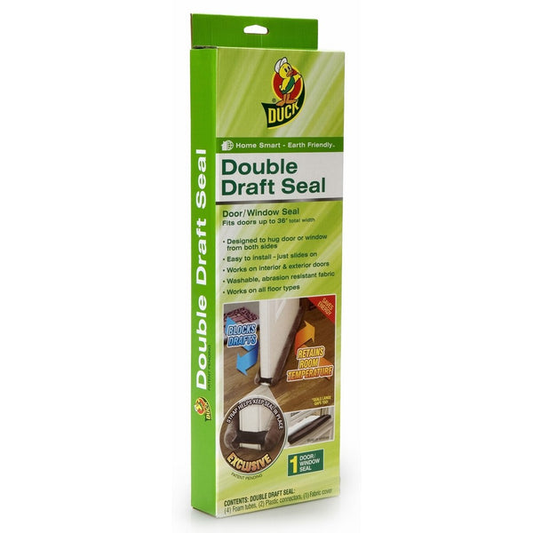 Duck Brand Double Draft Seal Set for Doors and Windows, 1-Pack, 284429