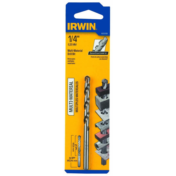 Irwin Tools 4935108 1/4-Inch Multi Material Drill Bit