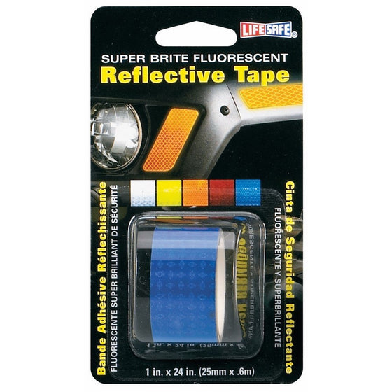 Incom RE185 Blue 1" x 24" High Visibility Reflective Safety Tape